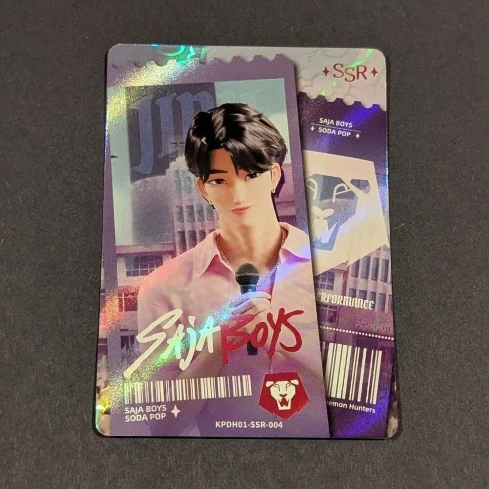 Kayou K-Pop Demon Hunters Jinu Saja Boys Soda Pop SSR Card KPDH01-SSR-004